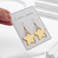 1 Pair Elegant Sweet Star Arylic Drop Earrings main image 8