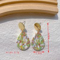 1 Pair Pastoral Flower Handmade Soft Clay Drop Earrings sku image 2