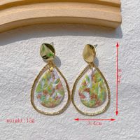 1 Pair Pastoral Flower Handmade Soft Clay Drop Earrings sku image 5