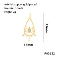 1 Piece 15*17mm 27*19mm Copper Zircon Slippers Horns Lion Pendant Jewelry Buckle main image 3