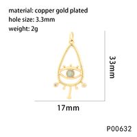 1 Pièce 15*17mm 27*19mm Le Cuivre Zircon Chaussons Cornes Lion Pendentif Boucle De Bijoux sku image 4