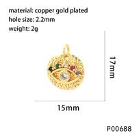 1 Piece 15*17mm 27*19mm Copper Zircon Slippers Horns Lion Pendant Jewelry Buckle main image 4