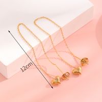 1 Pair Casual Commute Heart Shape Butterfly Plating Inlay 304 Stainless Steel Rhinestones 18K Gold Plated Earrings sku image 2