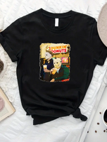 Women's T-shirt Short Sleeve T-Shirts Round Casual Human Cartoon main image 2