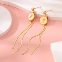 1 Pair Casual Commute Heart Shape Butterfly Plating Inlay 304 Stainless Steel Rhinestones 18K Gold Plated Earrings main image 8