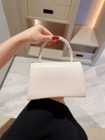 Women's Pu Leather Solid Color Elegant Bowknot Magnetic Buckle Evening Bag main image 5
