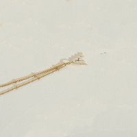 Edelstahl 304 14 Karat Vergoldet Einfacher Stil Inlay Brief Perle Halskette Mit Anhänger sku image 1