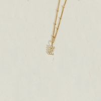 Acier Inoxydable 304 Plaqué Or 14K Style Simple Incruster Lettre Perle Pendentif sku image 5