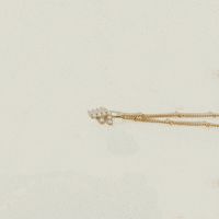 Edelstahl 304 14 Karat Vergoldet Einfacher Stil Inlay Brief Perle Halskette Mit Anhänger sku image 6