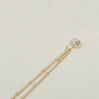Edelstahl 304 14 Karat Vergoldet Einfacher Stil Inlay Brief Perle Halskette Mit Anhänger sku image 7