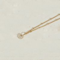 Edelstahl 304 14 Karat Vergoldet Einfacher Stil Inlay Brief Perle Halskette Mit Anhänger sku image 15