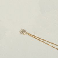 Edelstahl 304 14 Karat Vergoldet Einfacher Stil Inlay Brief Perle Halskette Mit Anhänger sku image 17
