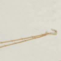 Edelstahl 304 14 Karat Vergoldet Einfacher Stil Inlay Brief Perle Halskette Mit Anhänger sku image 21