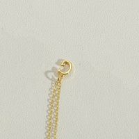 Copper 14K Gold Plated Simple Style Letter Copper Pendant Necklace sku image 7