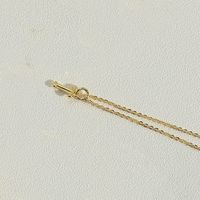 Cobre Chapado En Oro De 14 Quilates. Estilo Simple Letra Cobre Collar Colgante sku image 20