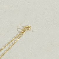 Kupfer 14 Karat Vergoldet Einfacher Stil Brief Kupfer Halskette Mit Anhänger sku image 21