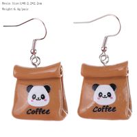 Cute Panda Alloy Women's Ear Hook 1 Pair main image 5