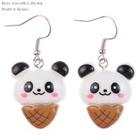Cute Panda Alloy Women's Ear Hook 1 Pair sku image 3
