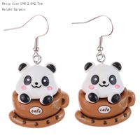 Cute Panda Alloy Women's Ear Hook 1 Pair sku image 4
