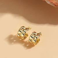 1 Pair Vintage Style Heart Shape Inlay Copper Zircon 14K Gold Plated Drop Earrings sku image 3
