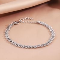 Wholesale Jewelry Basic Modern Style Classic Style Solid Color Alloy Bracelets main image 5
