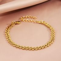 Wholesale Jewelry Basic Modern Style Classic Style Solid Color Alloy Bracelets main image 4