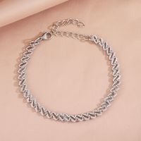 Wholesale Jewelry Basic Modern Style Classic Style Solid Color Alloy Bracelets main image 1