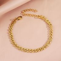 Wholesale Jewelry Basic Modern Style Classic Style Solid Color Alloy Bracelets main image 3