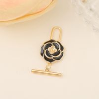1 Piece 17 * 29mm Copper 18K Gold Plated Flower Polished Jewelry Buckle main image 4