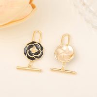 1 Piece 17 * 29mm Copper 18K Gold Plated Flower Polished Jewelry Buckle sku image 1