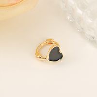 1 Pair 11 * 11mm Copper 18K Gold Plated Heart Shape Polished Ear Clip main image 3