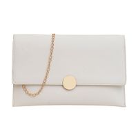 Women's Pu Leather Solid Color Basic Flip Cover Shoulder Bag sku image 2