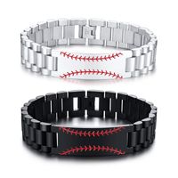 Moderner Stil Einfacher Stil Toller Stil Ball Edelstahl 304 Männer Armbänder main image 8