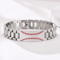 Modern Style Simple Style Cool Style Ball 304 Stainless Steel Men's Bracelets main image 4