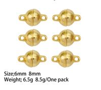 1 Set Alloy Gold Plated Solid Color Lobster Clasp sku image 1
