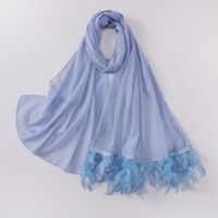 Women's Sweet Solid Color Polyester Scarf sku image 17