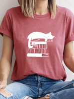 Women's T-shirt Short Sleeve T-Shirts Round Casual Cat main image 3