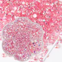 Simple Style Solid Color Resin Nail Decoration Accessories 1 Box sku image 3