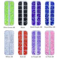 Simple Style Solid Color Resin Nail Decoration Accessories 1 Box main image 2