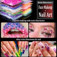 Simple Style Solid Color Resin Nail Decoration Accessories 1 Box main image 9