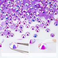 Simple Style Solid Color Resin Nail Decoration Accessories 1 Box main image 7