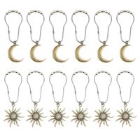 Classical Retro Sun Moon Alloy Pendant sku image 2