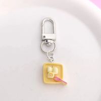 Cute Luxurious Animal Alloy Asymmetrical Keychain sku image 3