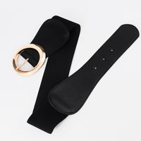 Vintage Style Simple Style Classic Style Solid Color Pu Leather Women's Leather Belts main image 7