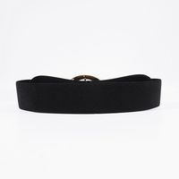 Vintage Style Simple Style Classic Style Solid Color Pu Leather Women's Leather Belts main image 4