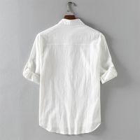 Men's Solid Color Blouse Men's Clothing main image 2