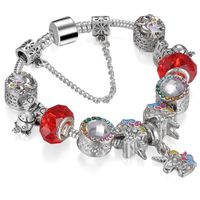 Style De Bande Dessinée Mignon Animal Licorne Alliage Placage Incruster Cristal Artificiel Strass La Journée Des Enfants Enfants Bracelets sku image 4