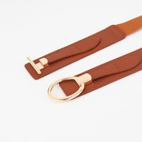 Casual Simple Style Classic Style Geometric Pu Leather Elastic Band Women's Leather Belts main image 8