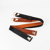 Casual Simple Style Classic Style Geometric Pu Leather Elastic Band Women's Leather Belts main image 10