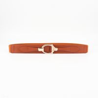 Casual Simple Style Classic Style Geometric Pu Leather Elastic Band Women's Leather Belts sku image 1